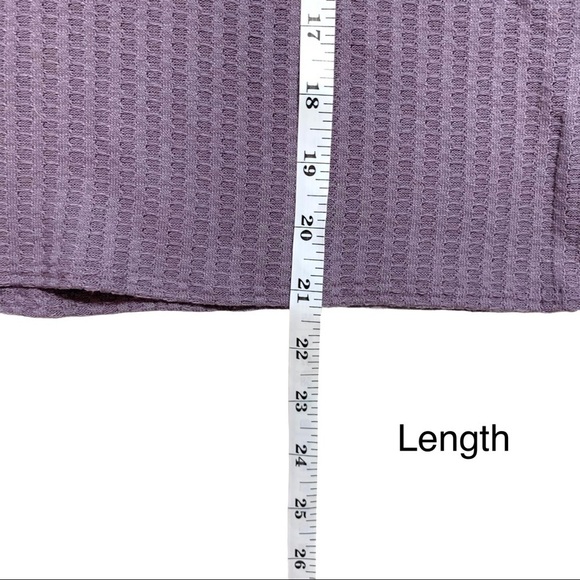 Chaser Thermal Button Cuff Waffle Knit Shirt Size Small - Picture 14 of 17